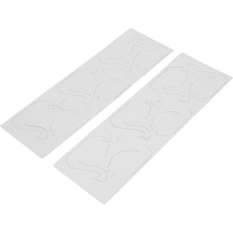 Sticker mural cygne en acrylique effet miroir, à faire soi-même pour décorer une chambre d'enfant (argenté) (1/5)
