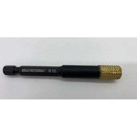 Corona diamantata esagonale 10 mm per foratura a secco /professionista indiano
