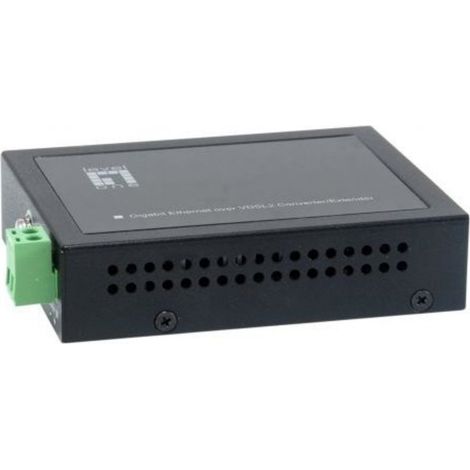 LevelOne VDS-2201, Convertidor Ethernet sobre VDSL2, Gigabit Ethernet, 300Mbps+ Ancho de banda, Modos Simétrico/Asimétrico (1/3)