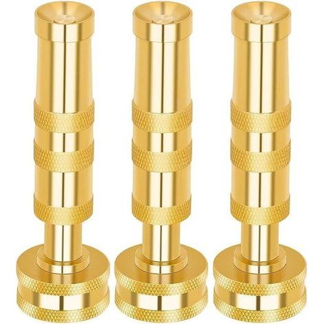 Pistolet Arrosage Réglable - Jet Variable 3/4 Pouces - Compatible Tuyau Jardin - Lot de 3 (1/5)