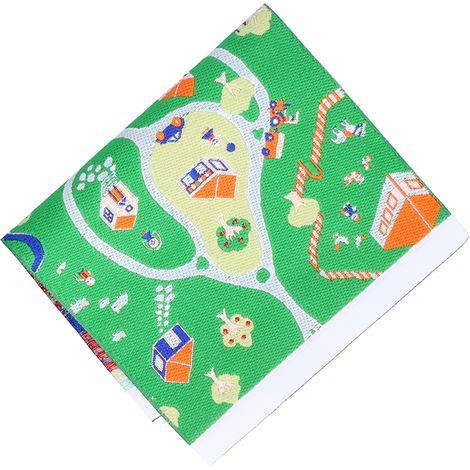 Miniatur-Teppich im Maßstab 1:12 für Puppenhäuser, niedliche gewebte Dekoration, tragbarer Teppich als Accessoire für das Puppenzimmer. (1/5)