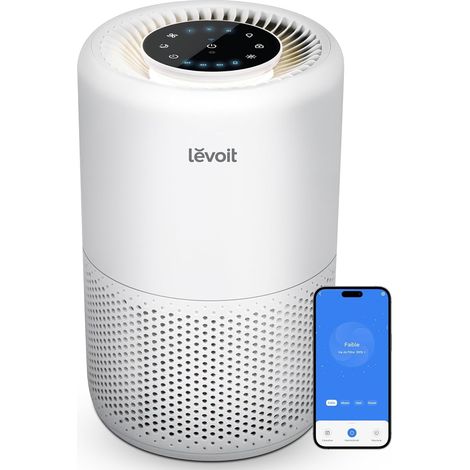 Purificateur d'Air Chambre HEPA Élimine 99,97% Compatible avec APP (1/5)