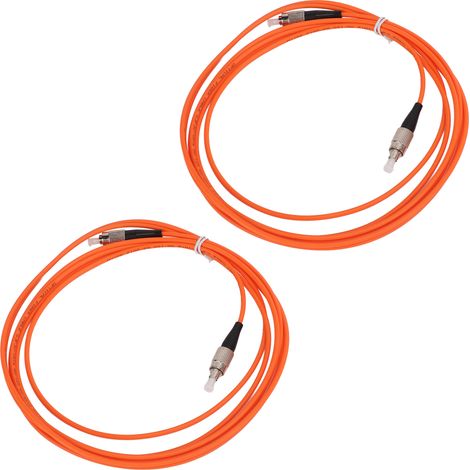 2 câbles à fibre optique avec queue de cochon, faible perte d'insertion, fiables et durables, pratiques pour équipements de transmission de liaison (1/5)