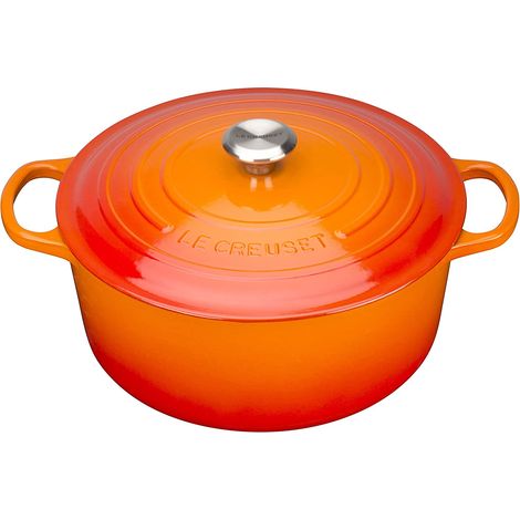 Le Creuset Signature Cocotte rond 26cm rouge (1/5)