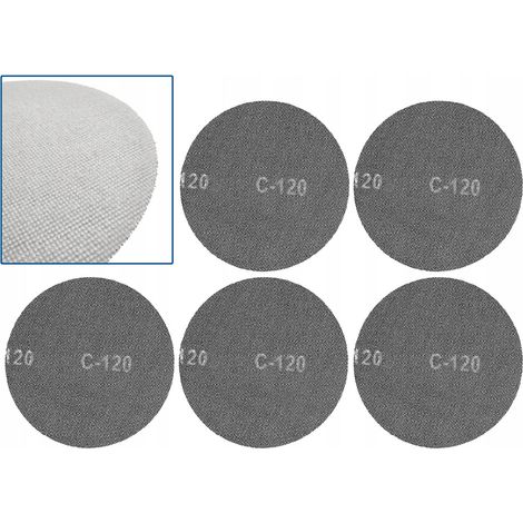 Rete abrasiva in velcro 225 mm P120 (5/250) (1/3)