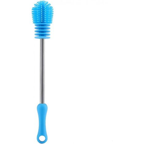 1 Brosse à biberon, poignée pivotante 360°, silicone antidérapant, cuisine (1/5)