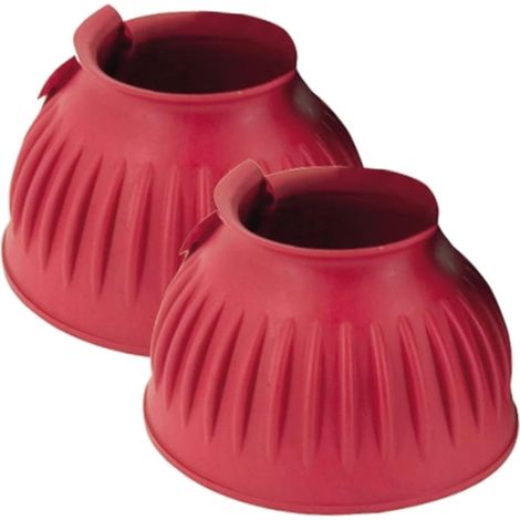 CATAGO Hufglocken GUMMI, 2 Stück - rot - XXL (1/2)