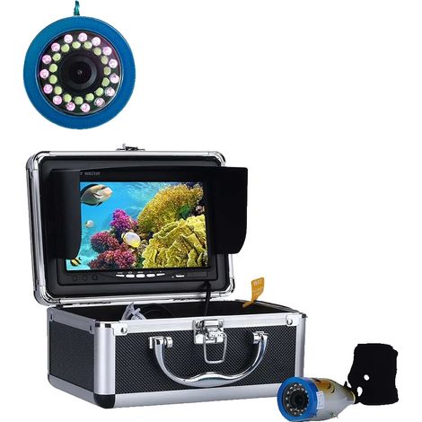 Sonar, cámara de alta definición, brillo LED ajustable, alcance de 50 m, sin DVR. (1/2)