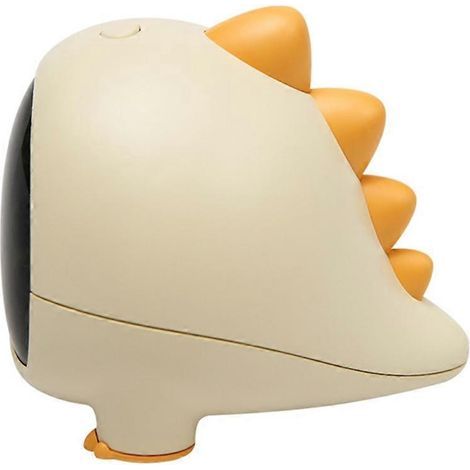 Réveil dinosaure à dessin animé, multifonctionnel, rechargeable, horloge de table, contrôle intelligent, numérique, jaune (1/5)