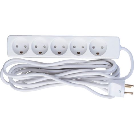 Ciabatta multipresa danese MicroConnect 5 prese 5m