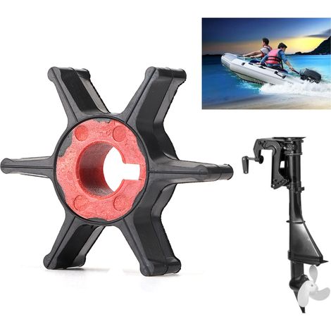 Turbine de remplacement pour pompe à eau de moteur hors-bord compatible avec Mercury 9,9 CV et 15 CV 47-F436065-2 (1/5)