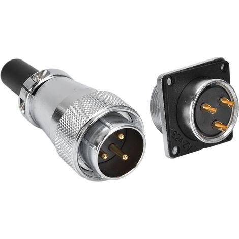 Connecteur aviation AC 500 V, alimentation stable, haute résistance, étanche, adaptateur de prise et de fiche (1/5)