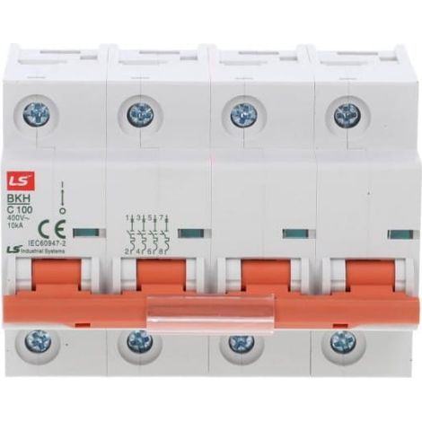 Leitungsschutzschalter 4P C 100A 10kA AC BKH 06110363R0