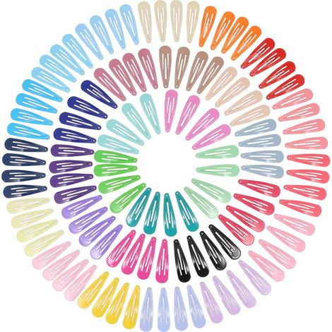 120 pinzas metálicas antideslizantes para el cabello, herramienta de peinado para niñas y mujeres. (1/5)