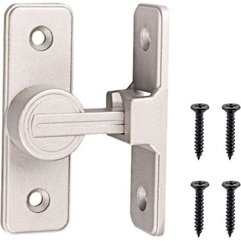 Cerradura interior corredera iluminada de 90°, gancho plano para puerta, pestillo de seguridad, pestillo antirrobo
