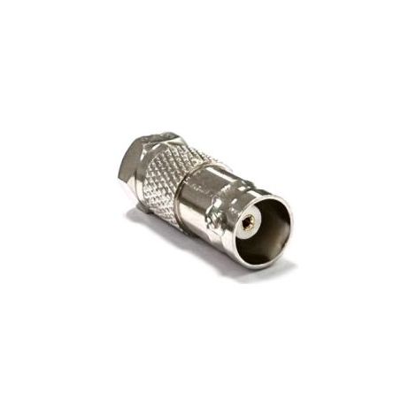 Adaptateur coaxial RS PRO Type F Fiche vers BNC Prise, Droit, , 75O, 1GHz ( Prix pour 1 )