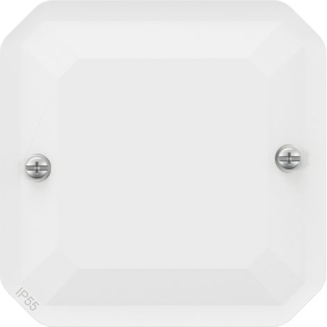 Legrand – Obturateur étanche Plexo composable blanc – IP55 pour lieux humides – IK08 résistance chocs – Installation encastrée ou saillie