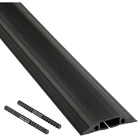 D line kabelkanal boden pvc pro schwarz 18m