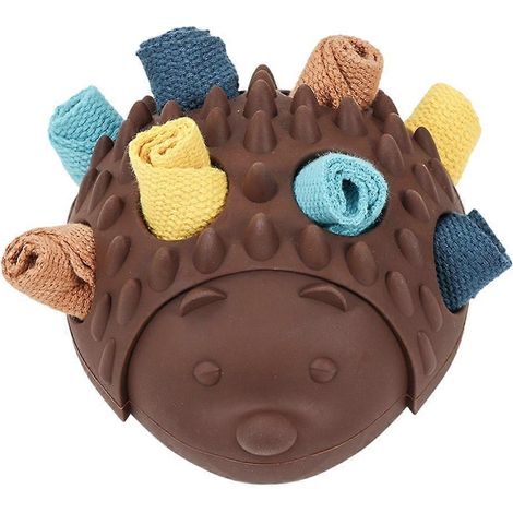 Jouet casse-tête pour chien, jeu d'enrichissement à mâcher, jouet durable pour chiens, stimulation mentale, divertissement interactif. (1/4)