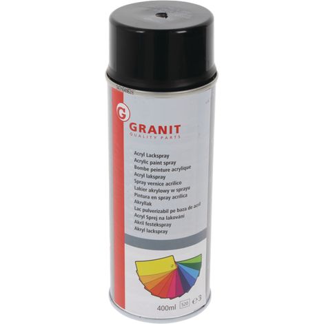 Schwarzer Warnlack RAL 9017 WILCKENS GRANIT, 400 ml Spray
