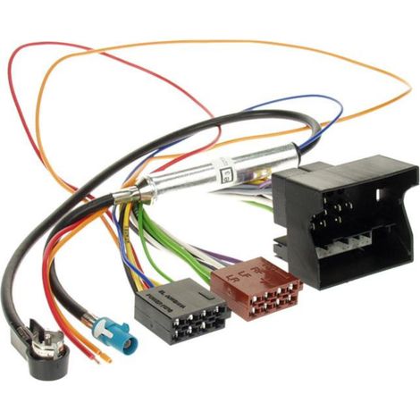 Faisceau ISO autoradio compatible avec Opel Adaptateur antenne alimentation fantome