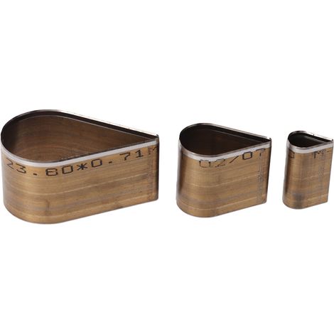 Lot de 3 emporte-pièces en acier rapide pour découpe de cuir, poinçons creux à trous pour outils de perforation artisanale DIY. (1/5)
