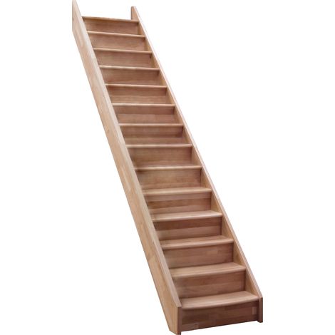 Minka Wangentreppe Home 300cm max. Geschosshöhe Buche ohne Geländer