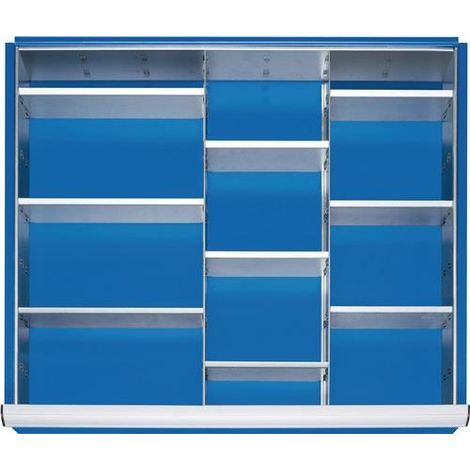 Rau Schubladen-Einteilungs-Set Schublade-XL H 60-90mm 2 Trenn + 9 Steckwände (1/2)