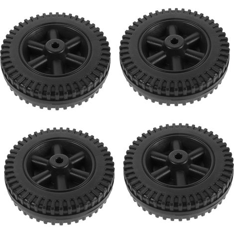 CCYKXA4 Pièces Roues de Rechange Plastique Soufflé pour Barbecue Roues Directionnelles Stables et Faciles à Installer Accessoires pour Chariot de Four de (1/5)