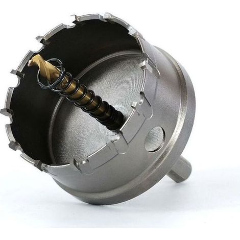BRAVIX Metalllochsäge, 110 mm, Industriequalität, Edelstahl, Hartmetall, Hochgeschwindigkeitsstahl, Metalllegierung, geeignet für Metall, Aluminiumlegierung, Kunststoff (1/5)