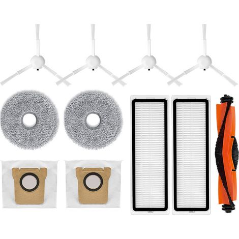 Zubehör für den Xiaomi Mijia Saugroboter, kompatibel mit X20+/X20 PLUS, inklusive Hauptbürste/Seitenbürste/Filter. (1/5)