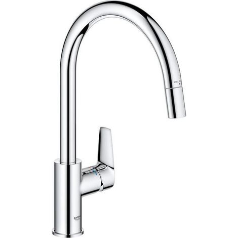 Grohe Start Edge - Grifo de fregadero con caño extraíble, cromo 30550000 (1/3)