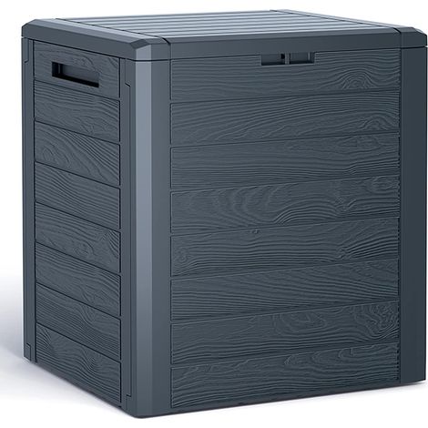 2 x 140L Multipurpose Outdoor Garden Furniture Storage Boxes