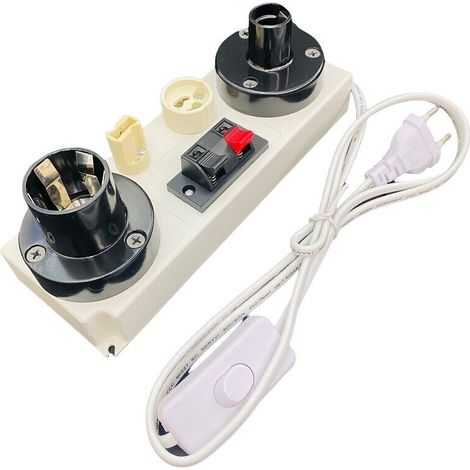 Banco Tester per provare Lampadine Led 220V attacco E27 G9 GU10 E14 Interruttore (1/3)