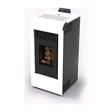 Stufa vita 9,2kw canalizzata post.display bianco - eva stampaggi (1/2)