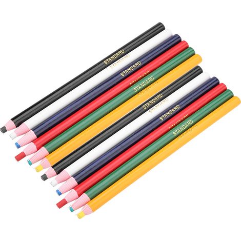 Lot de 12 stylos à couture de couleurs assorties pour tissus, accessoires de couture et de marquage. (1/5)