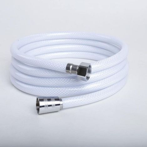 Tuyau de Douche PVC 2M, Remplacement Universel, G1/2 Tuyau, haute résistance à la pression, flexible et anti-casse. (1/3)