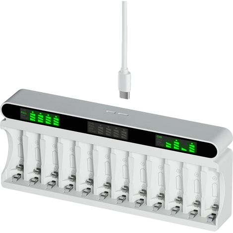 Caricabatterie compatibile con batterie AA/AAA (1/2)