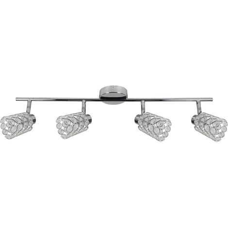 Plafoniera Candellux York 94-00118 4xG9 cromo cristallo