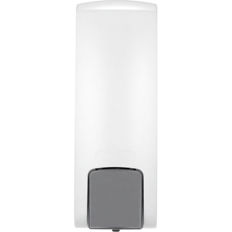 Dispensador de jabón manual de pared CHUANGDIAN de 300 ml para una sola botella, con soporte para champú y gel de ducha.