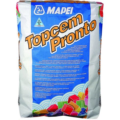 Mortier prêt à gâcher TOPCEM PRONTO - Sac de 25 Kg