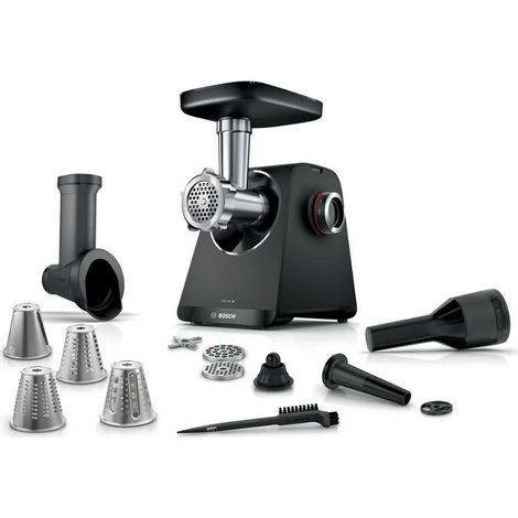 Bosch MFWS440B tritacarne elettrico nero argento potente (1/5)