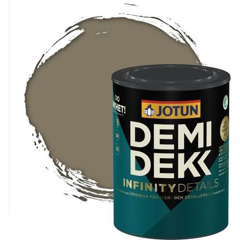 Peinture Bois - JOTUN - Lasure Opaque Satinée - RAL 7002 - Gris Olive - 0,75L (1/2)