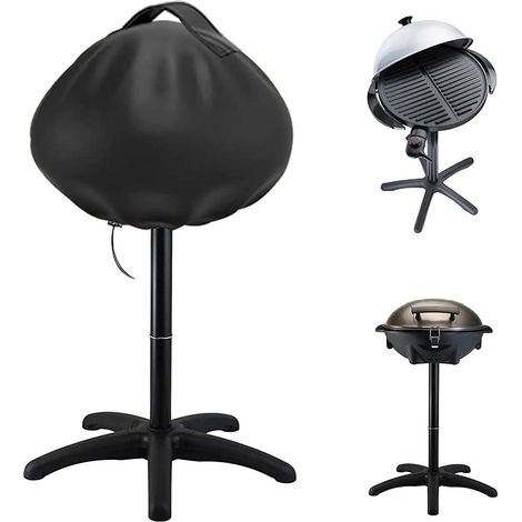 Housse de barbecue ronde et imperméable de 50 x 45 cm (1/5)