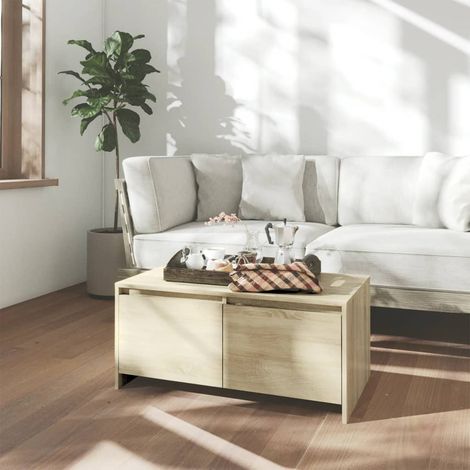 Couchtisch Sonoma-Eiche 90x50x41,5 cm Holzwerkstoff (1/5)