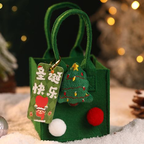 Weihnachtsgeschenktüten, Apfeltüten, Apfelverpackungsboxen für Heiligabend, Filztaschen, dekorative kleine Geschenkboxen
