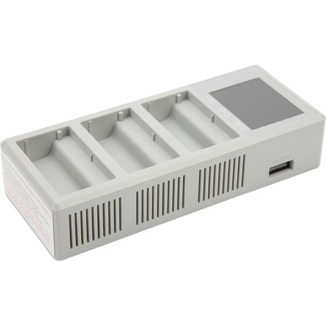 Dieses Akku-Ladegerät für Drohnen unterstützt bidirektionales Laden und kann bis zu drei Akkus gleichzeitig laden. Es verfügt über ein USB-LCD-Display und ist mit der DJI Mini 3 Pro und Mini 3 kompati (1/4)