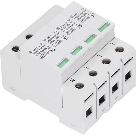 DC 1000V 40KA Überspannungsschutzgerät für Photovoltaikanlagen, weiß, 4-polig (1/5)