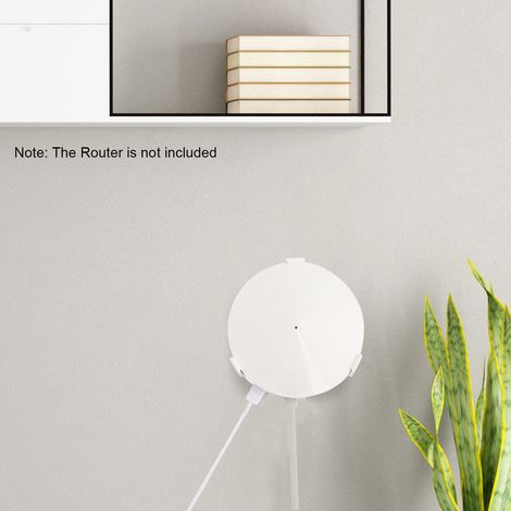 Support mural pour système WiFi maillé TP-Link Deco M5/P7 pour toute la maison, support robuste pour routeur M5/P7 peu encombrant, blanc, lot de 3 (1/5)