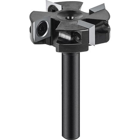 Oberflächenfräser mit 8 mm Schaftdurchmesser, Fräser mit 40 mm Schnittdurchmesser, CNC-Fräser mit 4 Einsätzen, Hobelfräser, Holzfräser (1/5)
